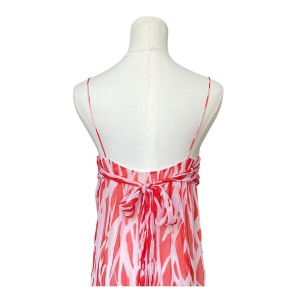 Diane VonFurstenberg 100% Silk Babydoll Slip Dress Size 4 Y2K ASO Paris Hilton - Picture 6 of 9